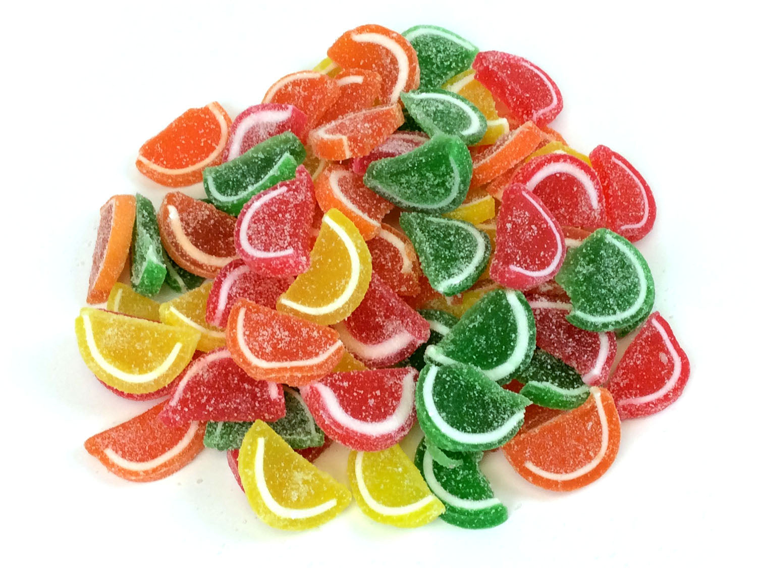 Assorted Jelly Fruit Slices Unwrapped - Candy Store