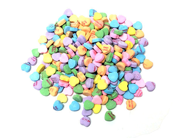 Small Conversation Hearts - 3 lb. Bulk - Candy Favorites