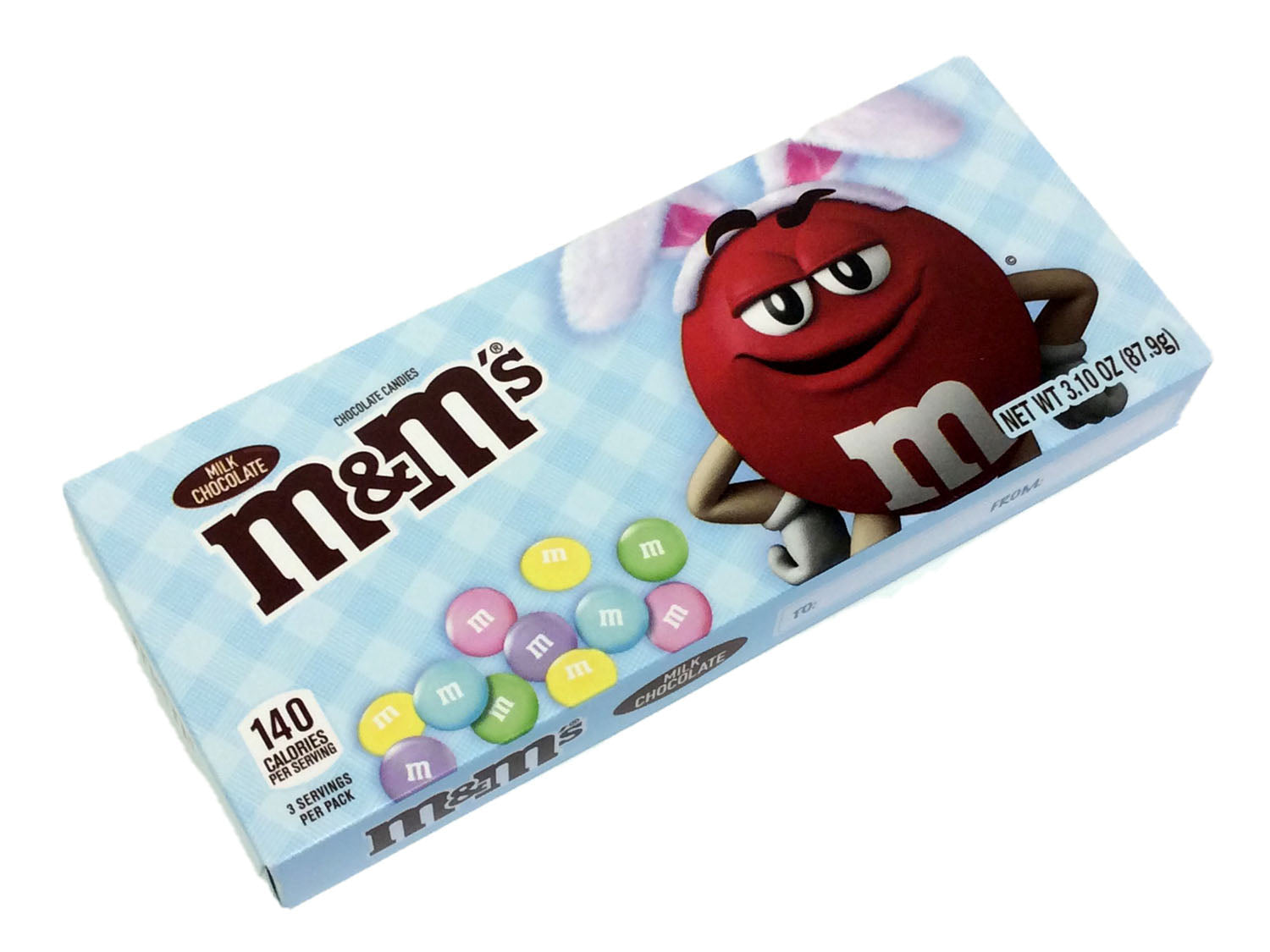 M&M's Milk Chocolate Candy - 3.1oz 3.1 oz
