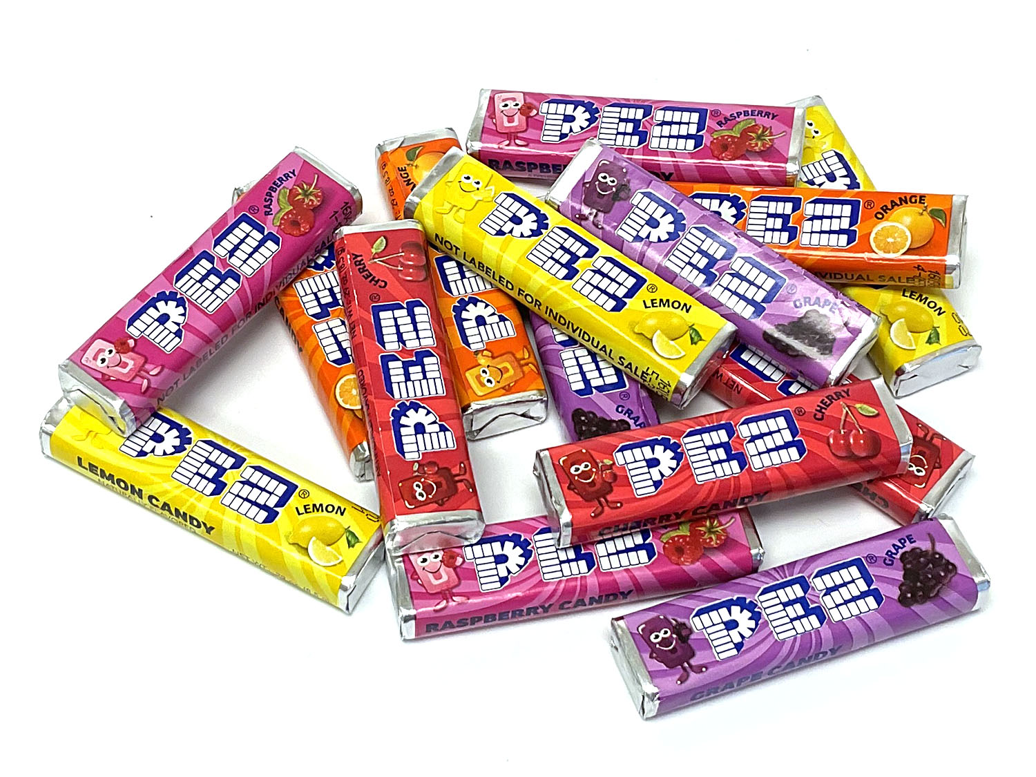 Buy wholesale PEZ BLISTER 8 PEZ Fruit Candy REFILLS - Raspberry