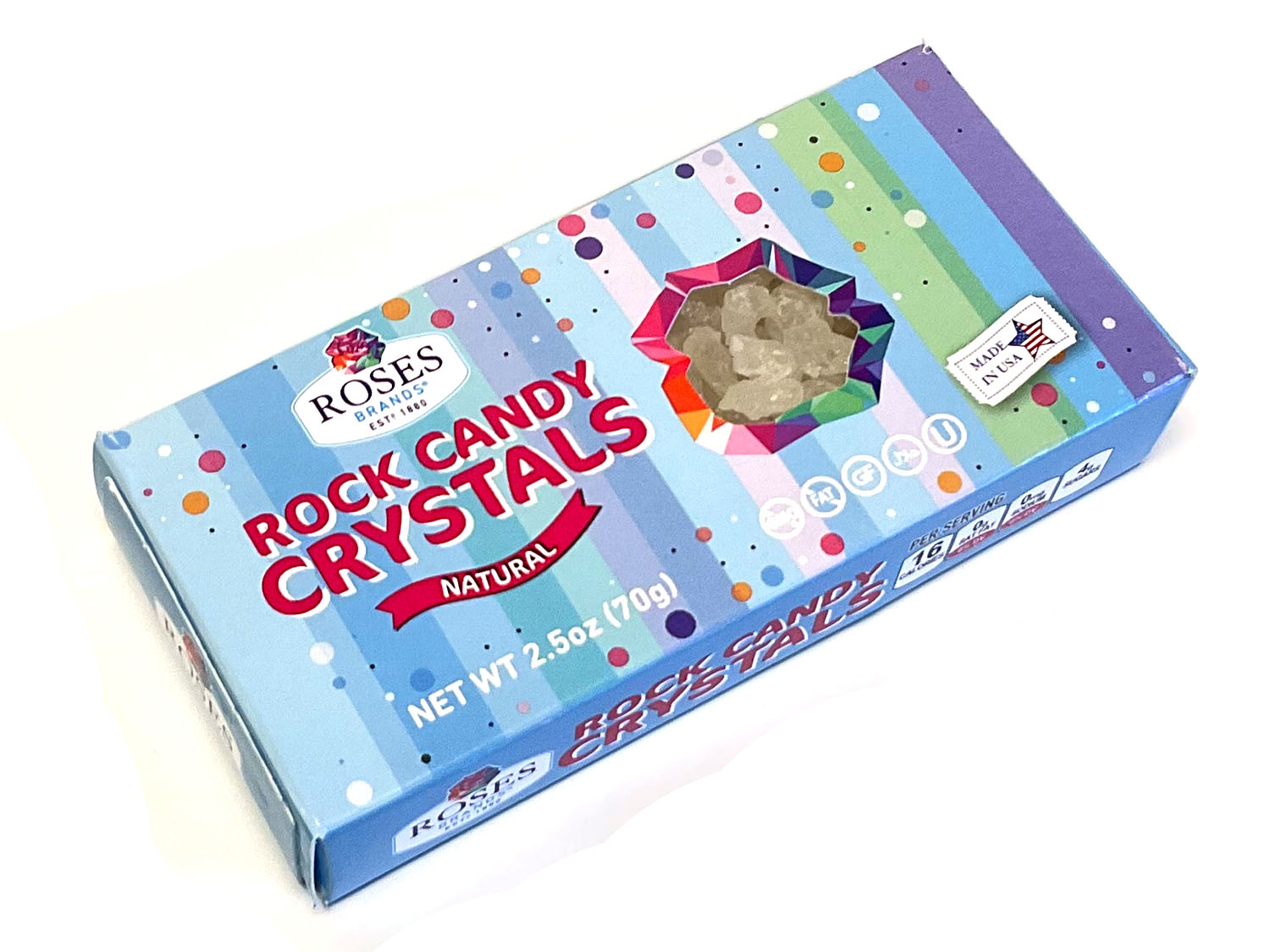 Rock Candy Crystals - Light Blue: 5LB Box