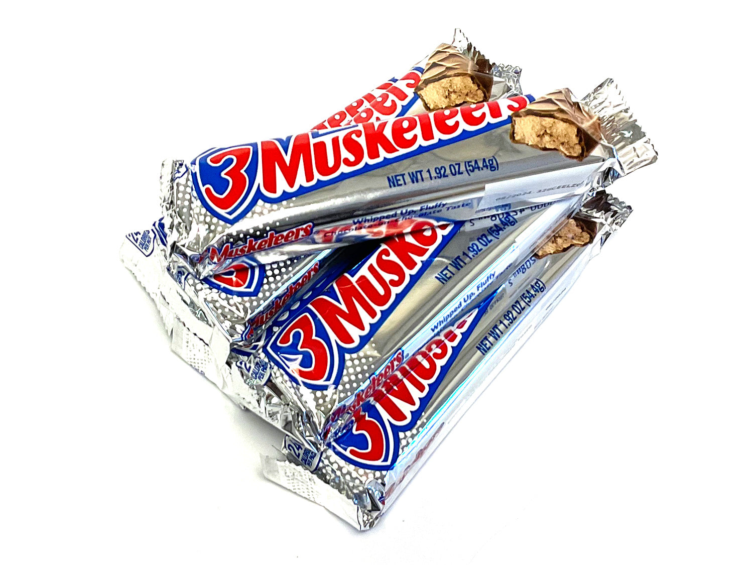 3 Musketeers Chocolate Candy Bar, Full Size, 1.92 oz, 36-count