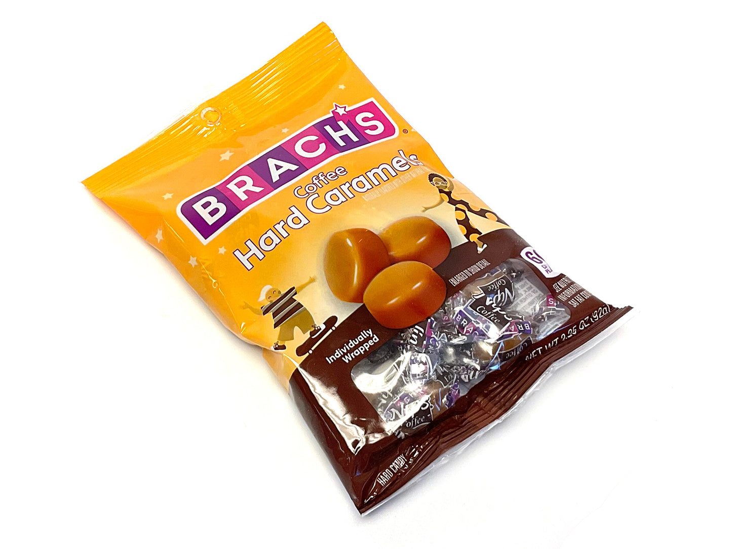 Brach's Nips Coffee Hard Candy 3.5 oz. Peg Bags - 12 / Box - Candy