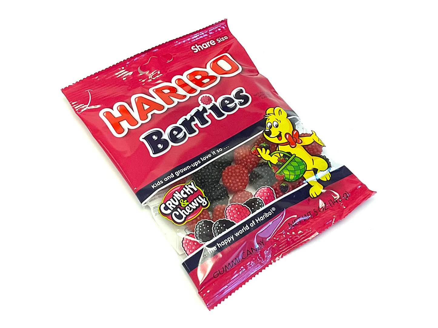 Haribo Raspberries and Blackberries - 5 oz bag