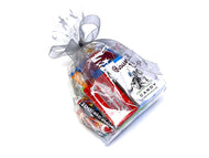 Party Favor Bag with candy - Silver Stars