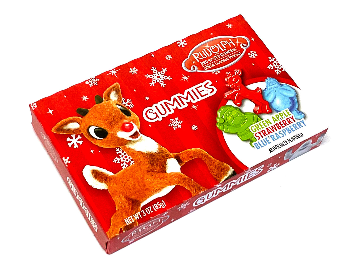 Rudolph Gummies - 3 oz theater box | OldTimeCandy.com