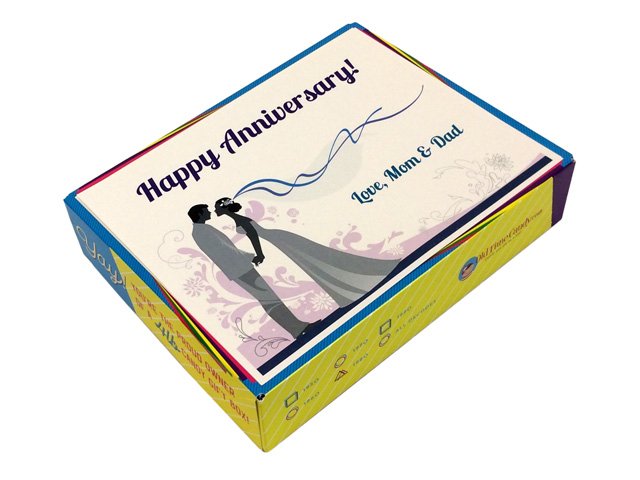 Sample Personalized Anniversary Box Top
