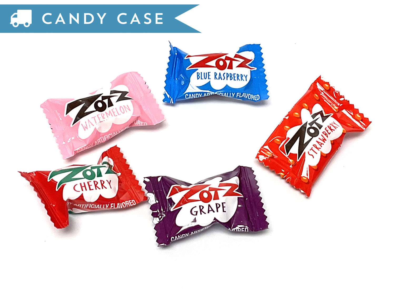Zotz Fizzy Candy Zots Candies, 200 Pieces Bulk Pack Assorted