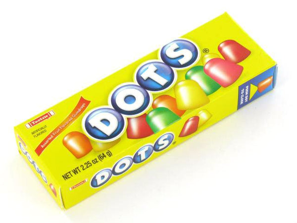 Dots Assorted Fruit Gumdrops Candy - 6.5 oz box