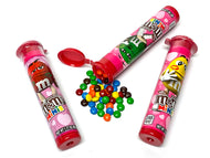VTG M&M's Minis Valentines Day Mega Friendship Tubes w Candy - 6 Tubes NEW