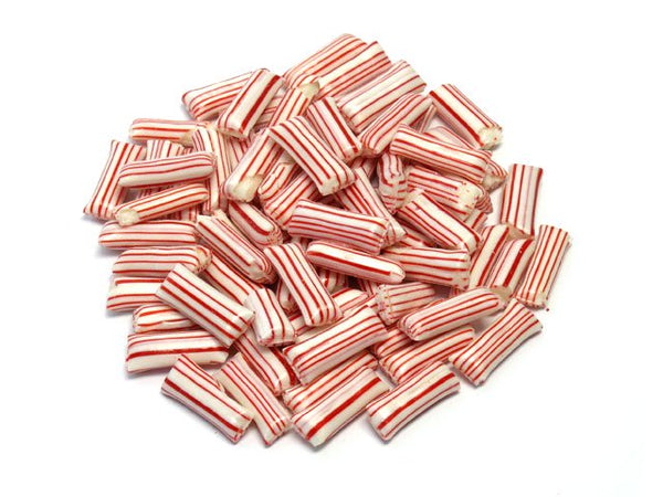 Peppermint Creme Candy Straws, 1 Pound 8 Ounce Bag - The Vermont Country Store