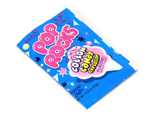 POP ROCKS Popping Candy, Cotton Candy, 24 Count, 0.33 Ounce (Pack of 24)
