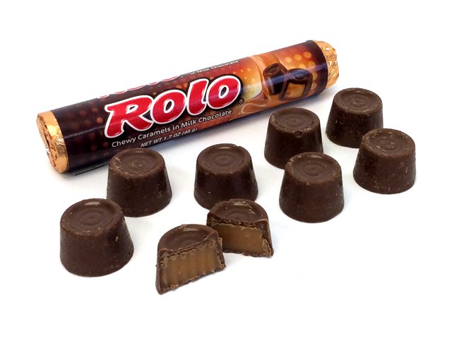 ROLOS - Rolo Candy - 2 Lb Bag - Caramel Candy - Bulk Candy
