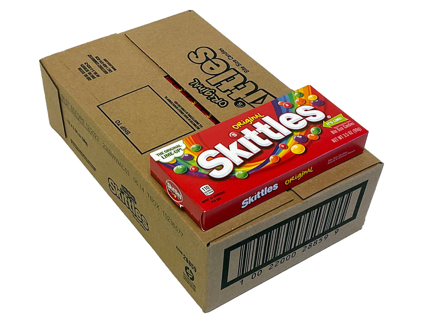 SKITTLES Original Fruity Candy Theater Box, 3.5 oz. Box