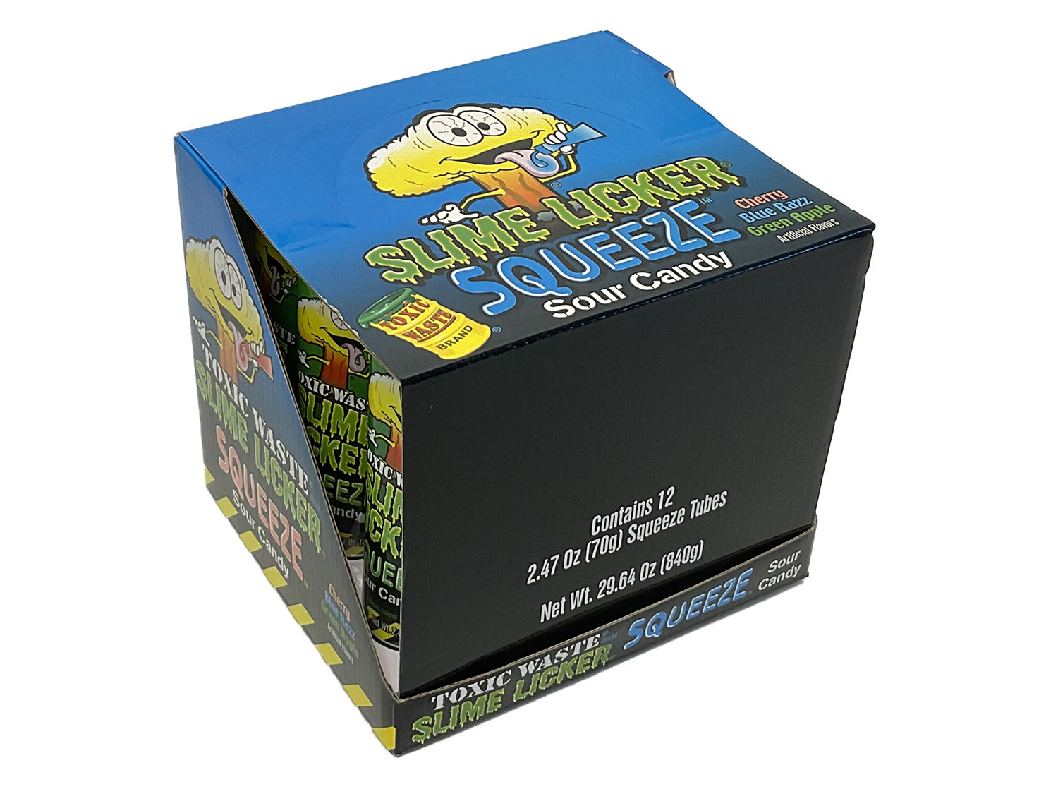  Squeeze Sour Candy 3 Slime Lickers 2.47 Oz Tubes of